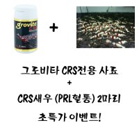 그로비타 CRS사료+CRS새우 2마리