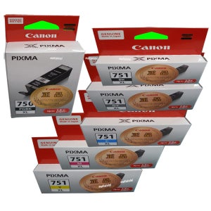 캐논 프린터 PIXMA iP8770 정품 검정 칼라 잉크 PGI-750XL 6색/구매