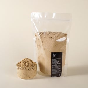 방앗간청년 압력으로 쪄서 볶은 미숫가루 서리태 콩물 분말 500g