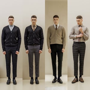 1+1 남자 가을 겨울 기모 정장바지 2장(30~38사이즈) 레이온 도트 체크 헤링본 링클프리 스판 히든 밴딩 슬랙스 10종 일반~빅사이즈 3.9세컨즈