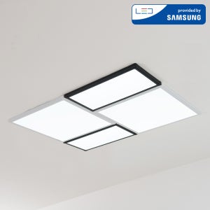 울트라 LED 거실등 인테리어 엣지평판 150W (640x640)x2 + (640x320)x2