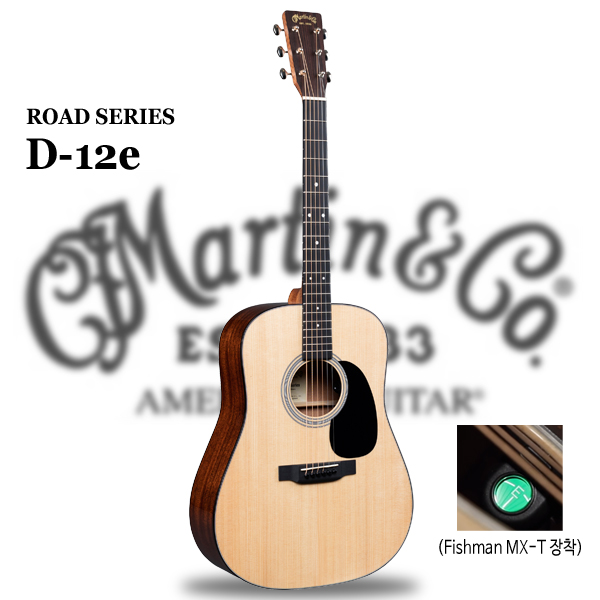 Martin 마틴기타 D-12E Sapele New Martin E1 Pickup