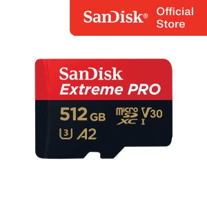 SOI 샌디스크 익스트림 프로 마이크로SD카드 512GB 액션캠 드론 전용 4K영상 U3 V30 SANDISK EXTREME PRO MICRO SDXC CARD