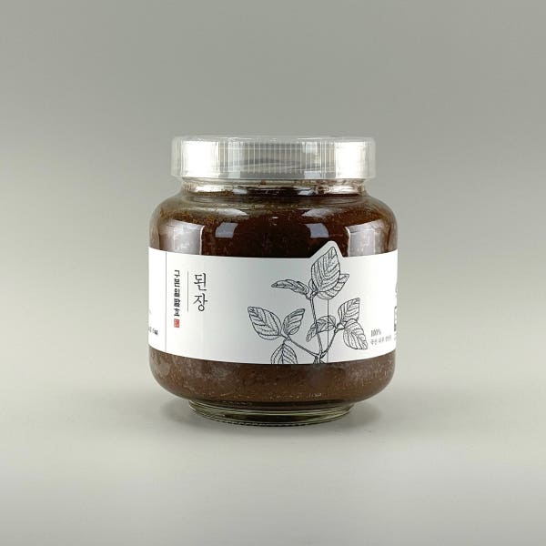 전통 된장 100% 파주 장단콩 국산콩 재래식 된장 3년 숙성 된장 450g / 900g 구본일발효
