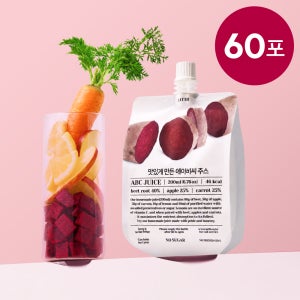 라티브 ABC주스 클렌즈쥬스 건강 주스 200ml, 60개