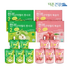 더존건강 한끼 곤약젤리 복숭아 풋사과 150ml 25팩+25팩