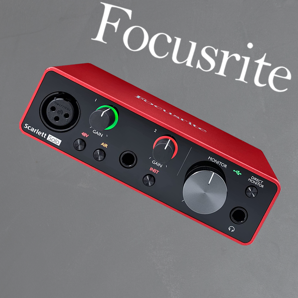 Focusrite Scarlett 오디오 인터페이스