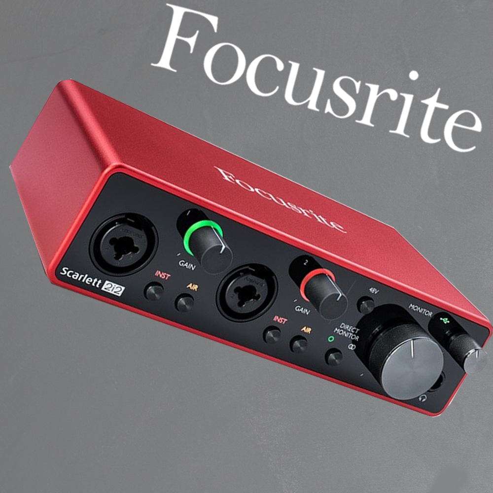 Focusrite Scarlett 2i2 (포커스라이트 스칼렛 2i2)