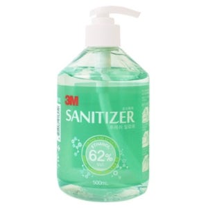 3M 새니타이져 손소독제 500ml / 감염예방 에탄올 손소독세정제