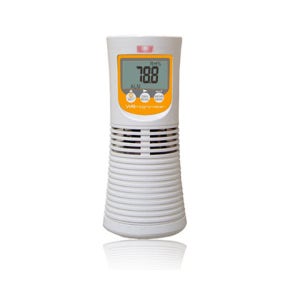 G8762 온실용 습구 온습도계(계전기부)/ 온도범위: 5~ 50℃/ 습도범위: 0~ 100％RH/ 100점의 자료 자동저장/ 비닐하우스, 다습한 환경용으로 최적