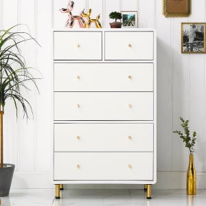 리빙인도무스 뉴트로 5단 서랍장 광폭 볼레일