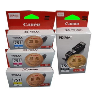 캐논 프린터 PIXMA iP7270 정품 검정 칼라 잉크 PGI-750XL 4색/구매