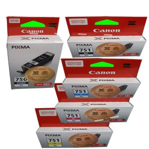 캐논 프린터 PIXMA iP7270 정품 검정 칼라 잉크 PGI-750XL 5색/구매