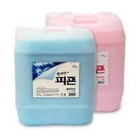 피존 핑크 블루 대용량 섬유유연제 말통 20L