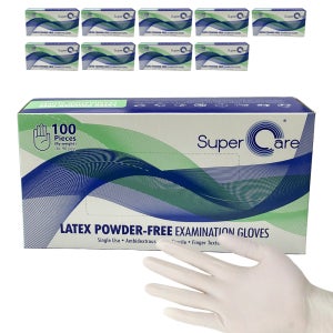 슈퍼케어 라텍스장갑 S 100개입 10개