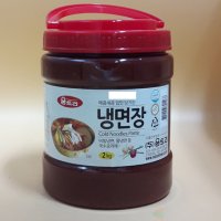 움트리 냉면장 2kg 백종원비빔국수 골뱅이무침 업소용비빔장 막국수 새콤달콤