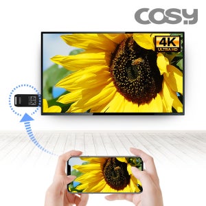 코시 스마트폰 미라캐스트 동글 4K 무선 미러링 TV연결 핸드폰 HDMI 갤럭시 아이폰
