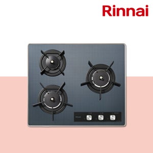 린나이 가스쿡탑 RBR-PF3601LD 3구 빌트인 가스레인지 (타공치수 560x480)
