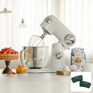 [SM-50KR]+실리콘 손잡이 / 쿠진아트 5.2L 반죽기(화이트)