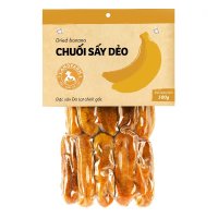 LangFarm Chuoi say deo 랑팜 말린 바나나 300G X 6개