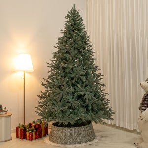 크리스마스 트리 나무 무장식 대형 고급 그레이 300cm (우산식) 전나무 PE PVC 매장 소품 데코 용품 꾸미기