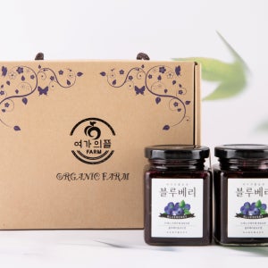 수제 블루베리 콩포트 잼 2병세트 저당 무설탕잼 답례품