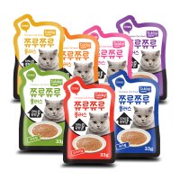 테비토퍼 쮸루쮸루 플러스(콤보) 33g x 24개, 고양이간식