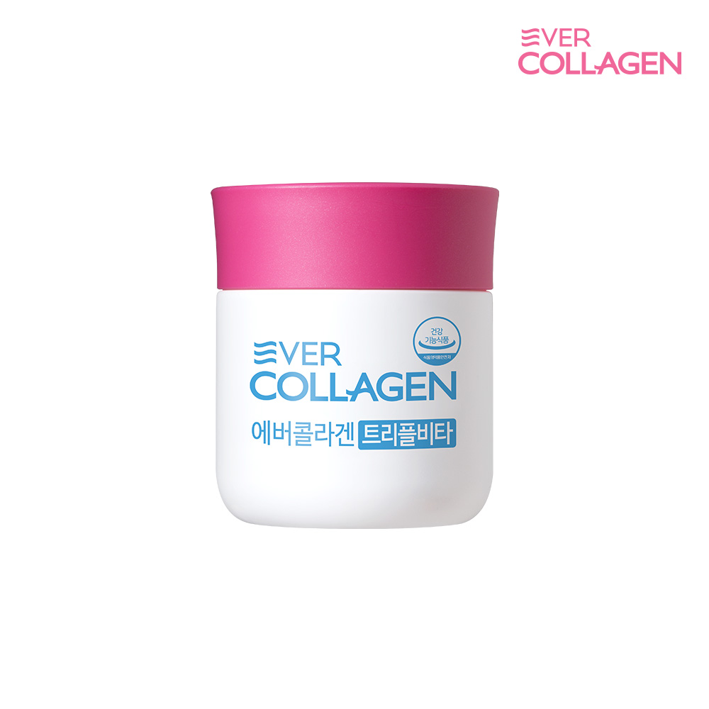 <b>에버콜라겐 트리플비타</b> 4주분 저분자 피쉬 콜라겐 펩타이드 기능성