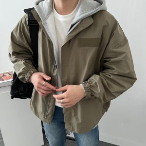 편한 숏야상 남자 봄 아우터 점퍼