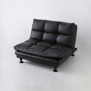 앰보 1인 멀티 소파 스툴미포함, 블랙브라운 2770.2410