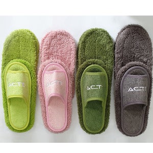 액트 극세사 청소슬리퍼+리필1개포함 거실 실내화 걸레 신발 청소용품