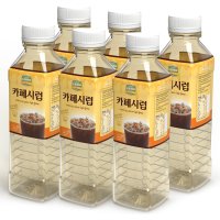 코나 카페시럽 1.5L 6개(1박스) 커피시럽 슈가시럽