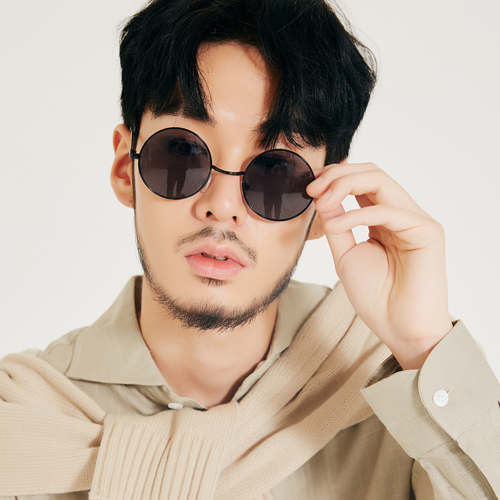 레옹선글라스 레트로 남자 여자 가벼운 선글라스