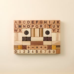 숫자영어블럭 원목블록장난감