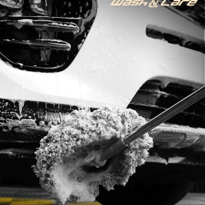 워시앤케어 2in1 세차밀대 걸레 리필형 봉 길이조절