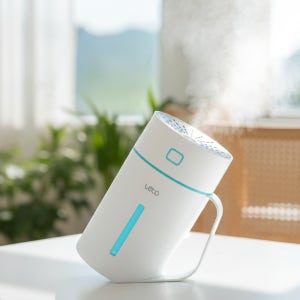 무선 컵 미니 가습기 통세척 사무실 탁상용 소형 책상