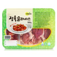 다향 오리고기 생오리 로스 슬라이스 500g 양념장 포함 (고추장, 간장)