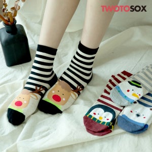 여성 겨울 목도리 중목 양말 1켤레