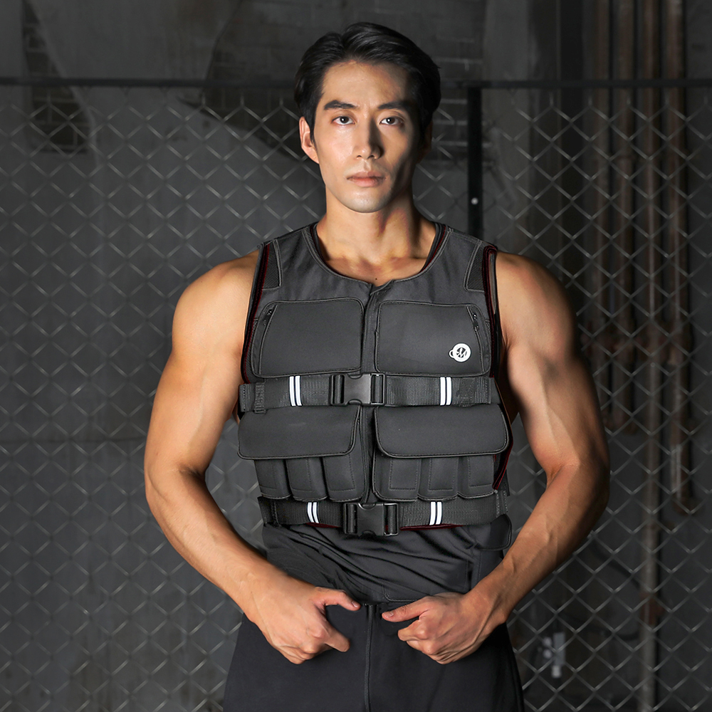 멜킨 머슬업 중량조끼 A 12kg 크로스핏 웨이트 운동 베스트 헬스 모래주머니