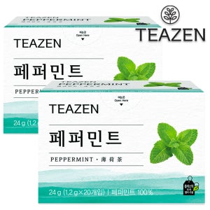 티젠 페퍼민트 허브차 40티백 페퍼민트100%