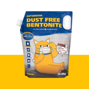 [페스룸] 더스트프리 벤토나이트 모래 오리지널 (12.6kg 1개입) 먼지없는 고양이 벤토모래