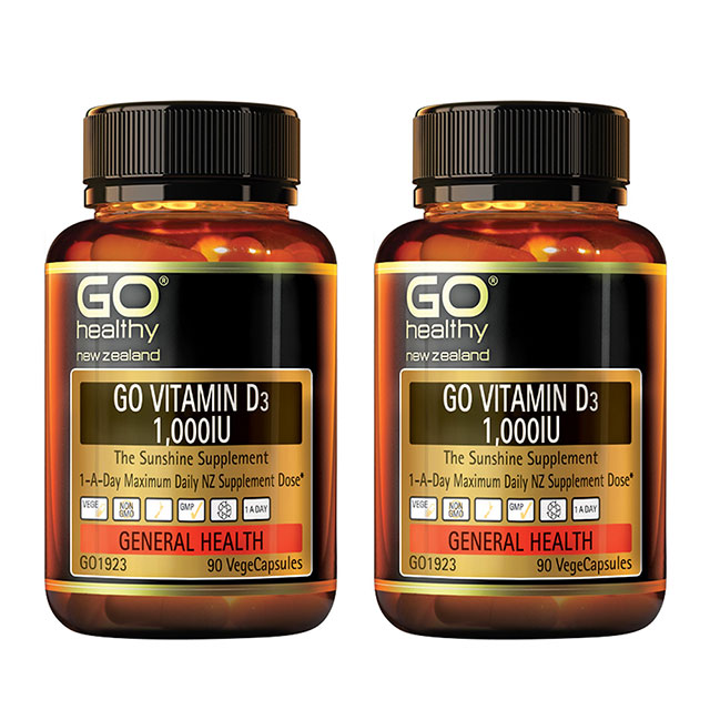 Go Healthy <b>vitamin D</b>3 1000IU 90 caps 고헬씨 <b>비타민 D</b>3 1000IU 90캡슐 2팩