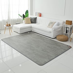 한일메디칼 온돌왕 전기장판 탄소 거실 전기매트 빈티지그레이 특대형 270x183cm