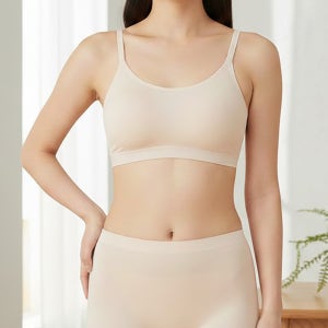 모달 노와이어 브라탑 국산 순면 스포츠 브라