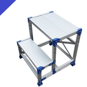 조립식 계단 작업대 사다리 2단 YD-266 (FG-266C)