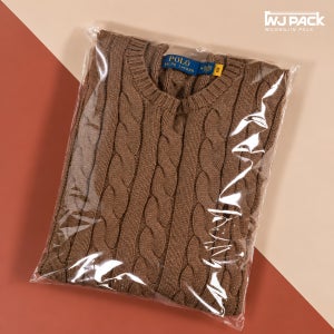 폴리백 PP PE 접착봉투 투명 의류 포장비닐 15x20+4 400장