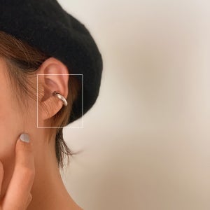 볼드 굵은 링 이어커프 귀찌/귀걸이