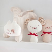 쥐 고양이 애착인형 만들기 오가닉 태교 바느질 DIY