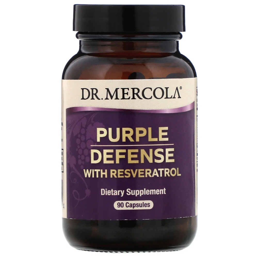 Dr. Mercola Purple Defense with Resveratrol 닥터머콜라 <b>퍼플 디펜스 with 레스베라트롤</b> 90캡슐