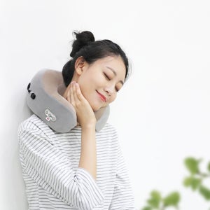 오아 트래블러 안마기 여행용 무선 목 쿠션 온열 베개 목베개 소형 미니 마사지기